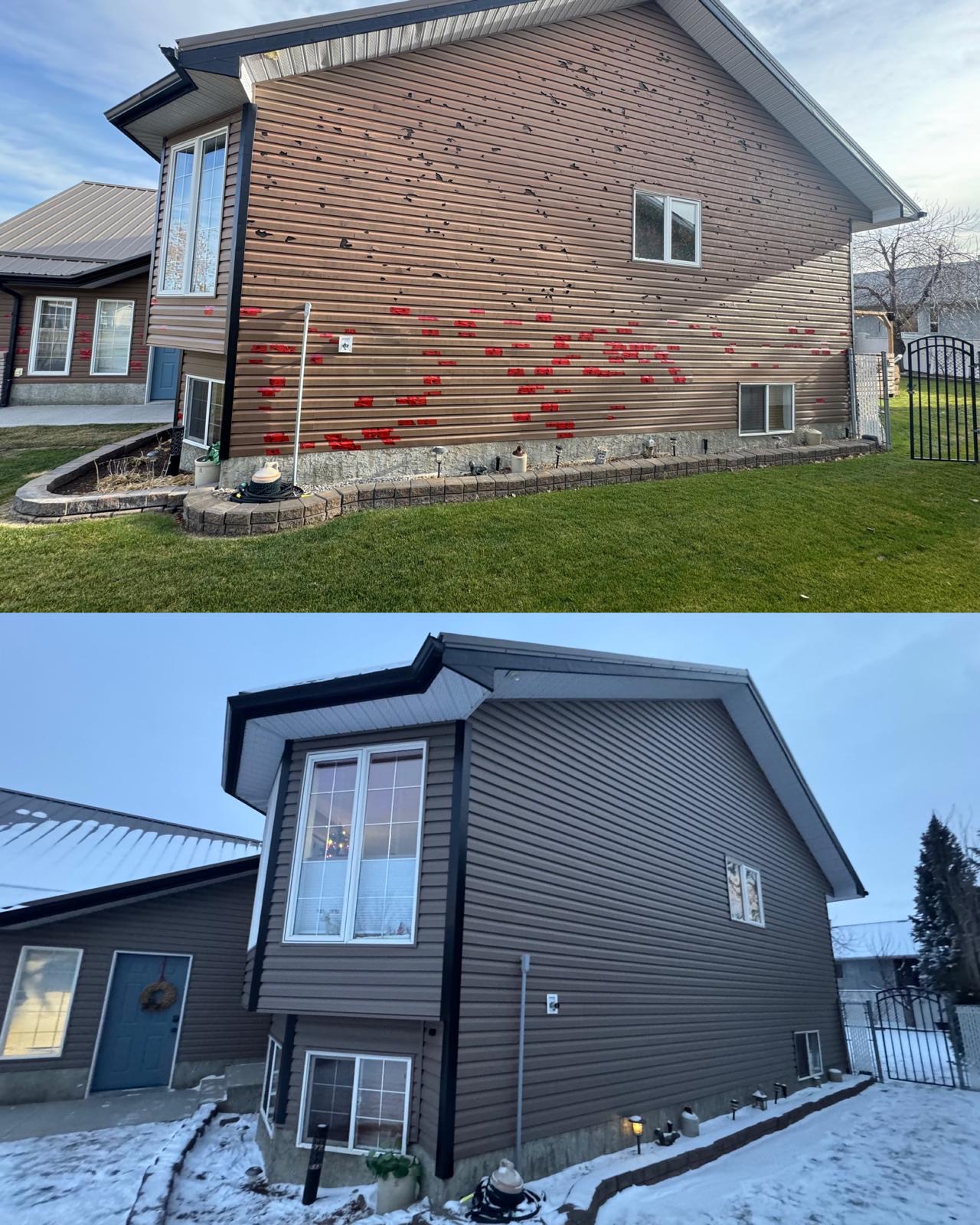 Hardie exterior project by Caltru Contracting